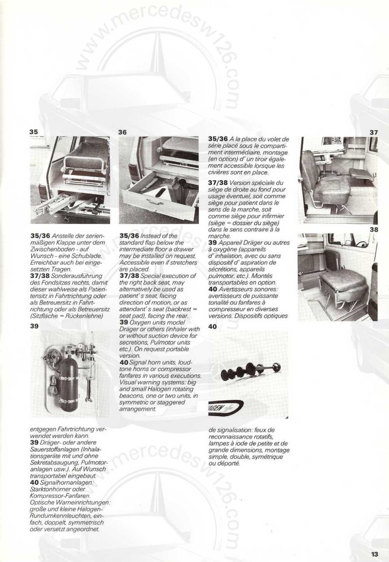 Catalogue sur la Mercedes W115 ambulance "Binz" W115_b20