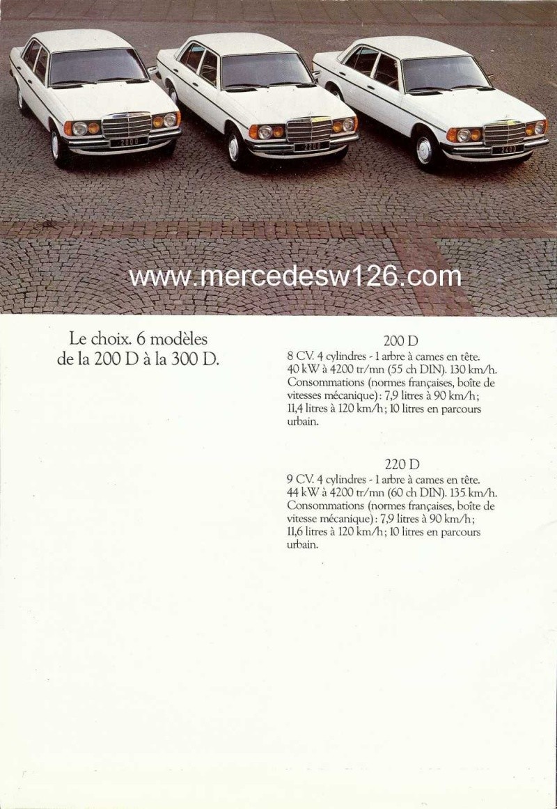 Mercedes diesel. La fin des idées reçues. W123_p20