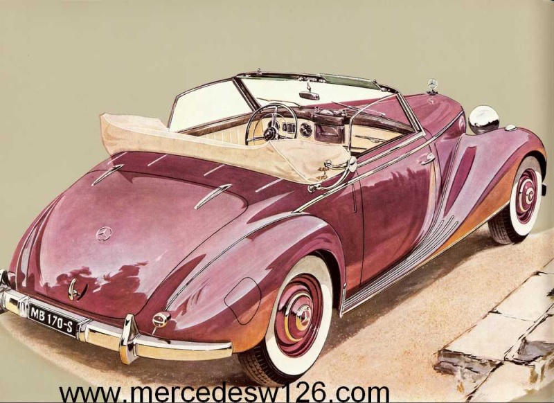 Catalogue de 1950 sur la Mercedes W136 170 S Cabriolet A W136_c23