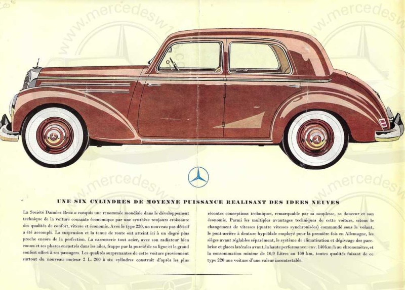 Catalogue de 1952 sur la Mercedes W187 220 (janvier) W187_p14