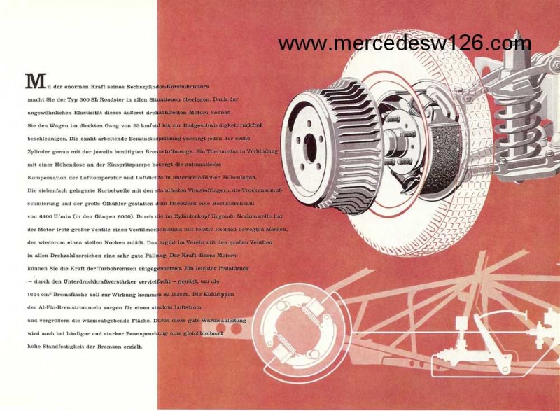 Catalogue de 1957 sur la Mercedes W198 300 SL W198_132