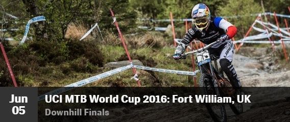 World Cup DH - R3 Fort William, UK - 5 JUIN 2016 Screen42