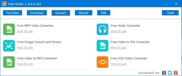 Phần mềm chuyển đổi video, audio - Free Studio 6.6.5 Freest12