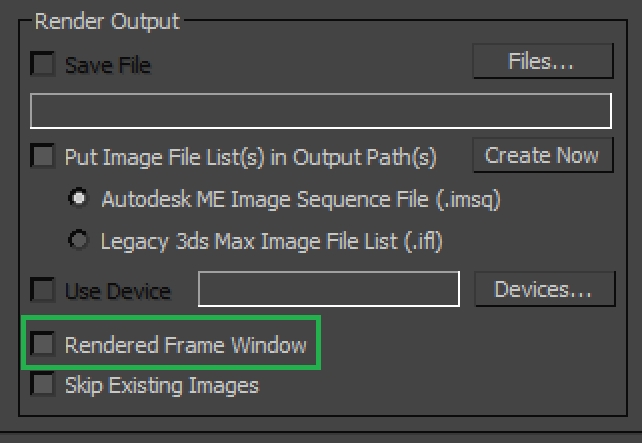 Aperçu et fonctionnalité de V-Ray frame buffer Max21015