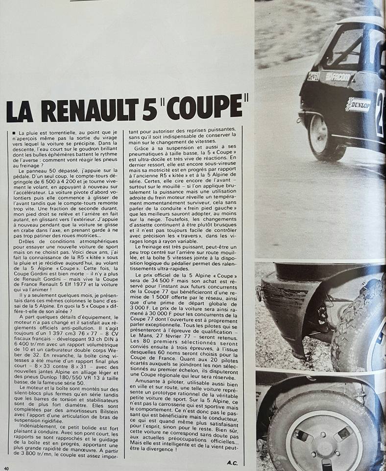 R5 Coupe 1977 - Page 3 Revu_r10