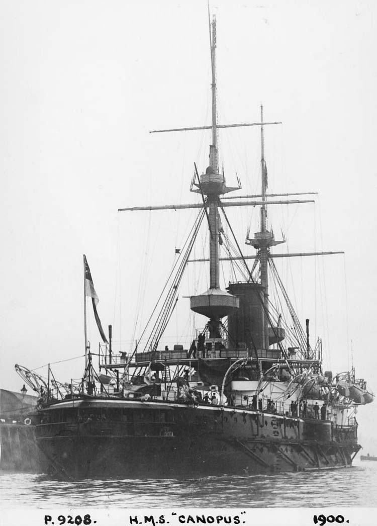 PRE-DREADNOUGHT DE LA ROYAL NAVY 1889-1904 Canopu10