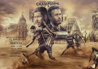 تقديم : ( برشلونة الإسباني vs أتلتيكو مدريد الإسباني ) إياب الدور ربع النهائي من دوري أبطال أوروبا 2015/2016 41320111