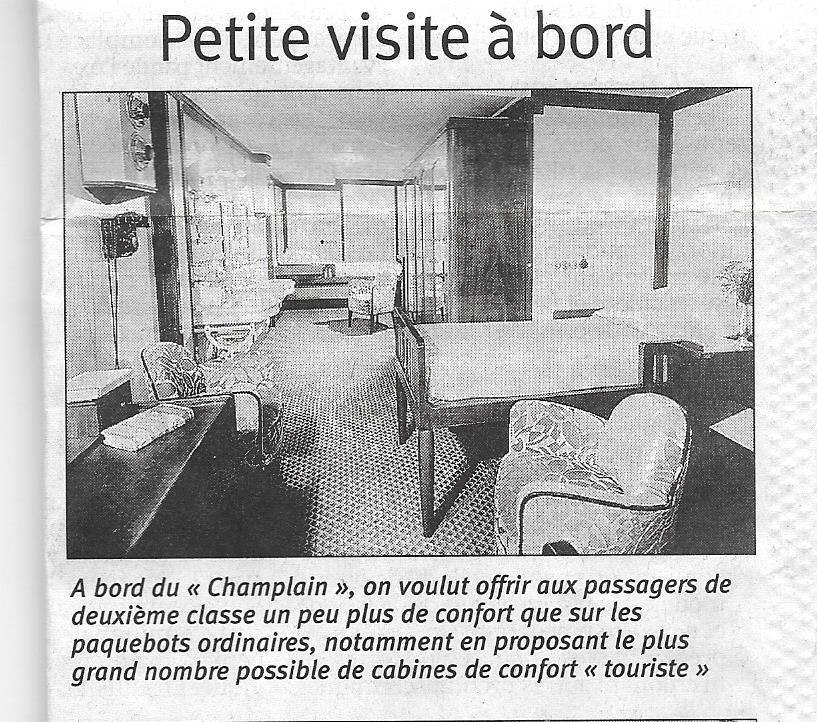 Histoire de bateaux - Le Champlain 522