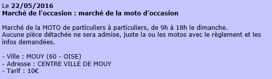 Motos d'occasions à Mouy 22 MAI 2016 Mouy10