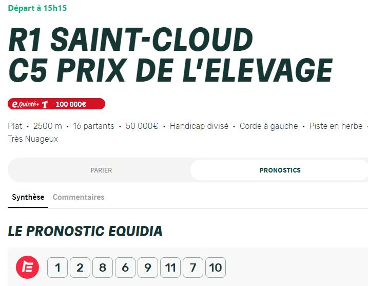 31-10-2021 --- SAINT-CLOUD - R1C5 --- Mise 5,5 + 5 en PG => Gains 34,25 €.  Scre1610