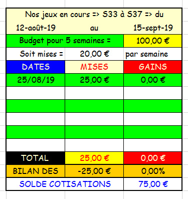25-08-2019 --- DEAUVILLE - R1C3 --- Mise 25 € => Gains 0 €.  Scree809
