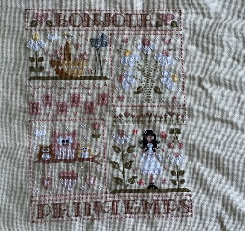 SAL "bonjour printemps" de Laureline Broderie Caline12