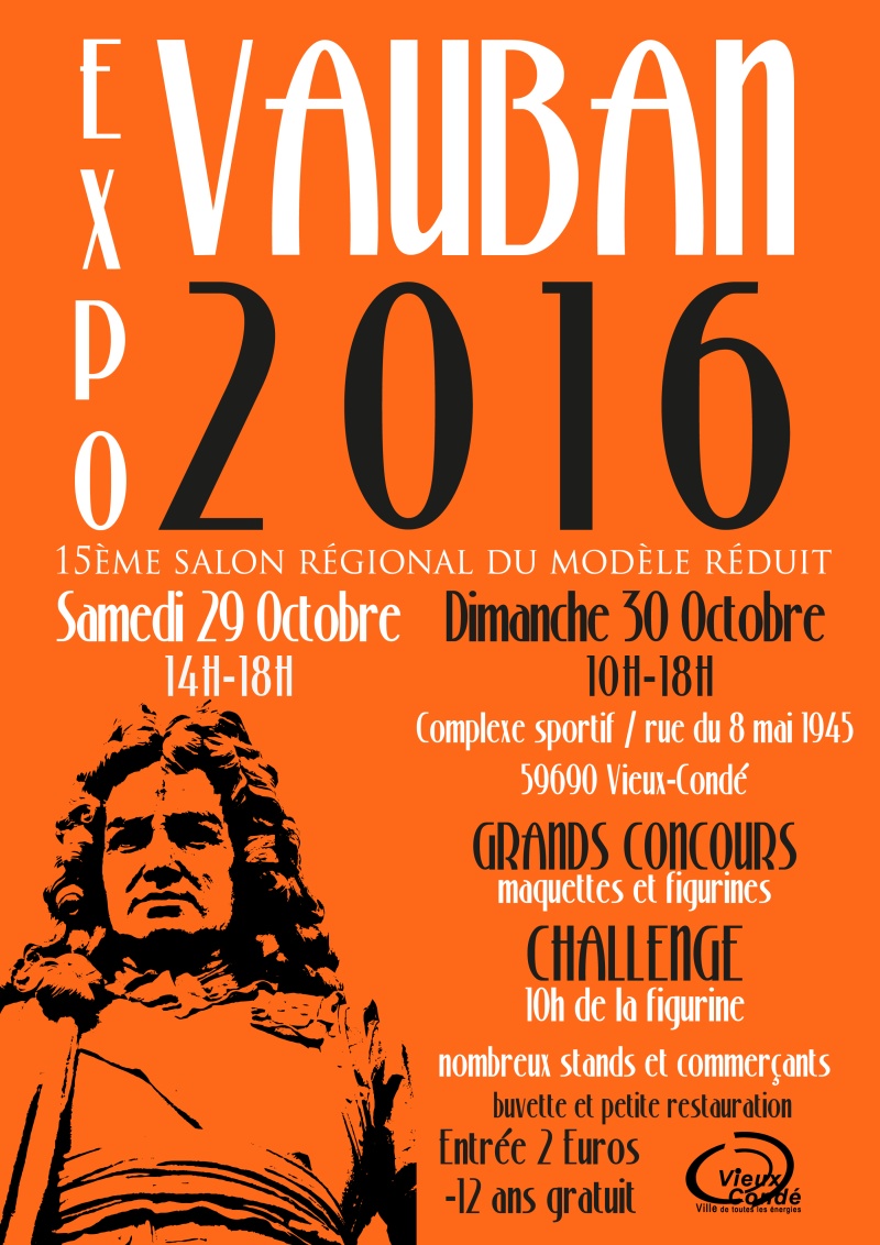 expo Vauban VIEUX CONDE (59) 29 et 30 octobre 2016 Affich10