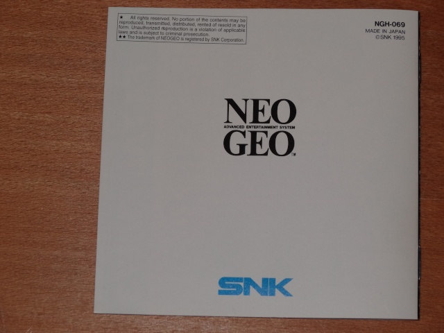 VENDU jeu Neo Geo AES US Fatal Fury 3 Dsc03412