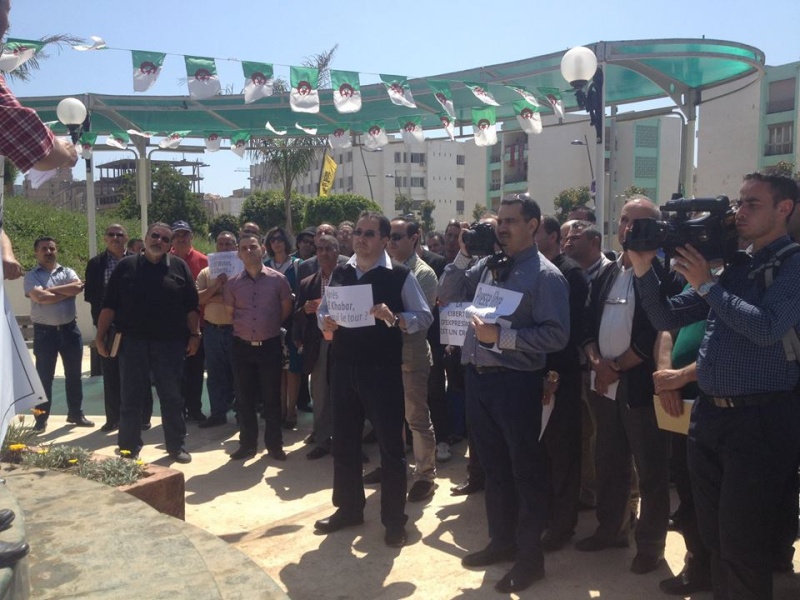Rassemblement de soutien aux travailleurs du groupe El Khabar à Bejaia 24 mai 2016 218