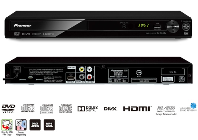 Pioneer-DV-3052V-DVD Player-(SOLD) 3052v10