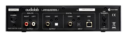 Audiolab-Q-DAC-USB In,Digital Coaxial & Optical In/Out-Silver/Black-(NEW) Audiol14