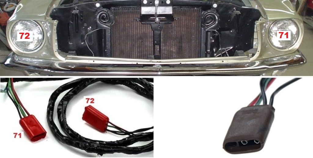 Mustang 1967:  sa se branche ou ? réponse à cette question ! Diagramme électrique - Page 2 Lumiyr11