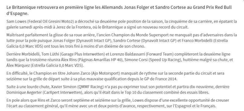 Dimanche 24 avril - MotoGp - Grand Prix Red Bull d'Espagne - Jerez de la Frontera Captur42