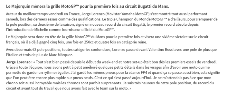 Dimanche 8 mai - MotoGp - Monster Energy Grand Prix de France - Le Mans Captur59