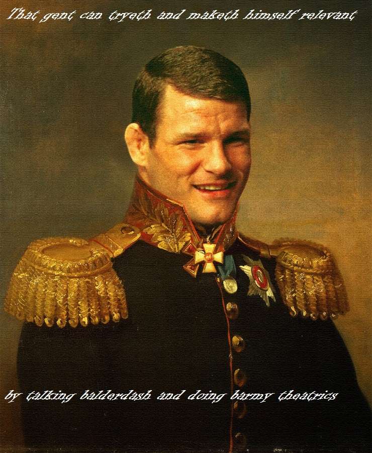 "Old Timey Trash Talking with Count Bisping" Meme Game! Bispin11