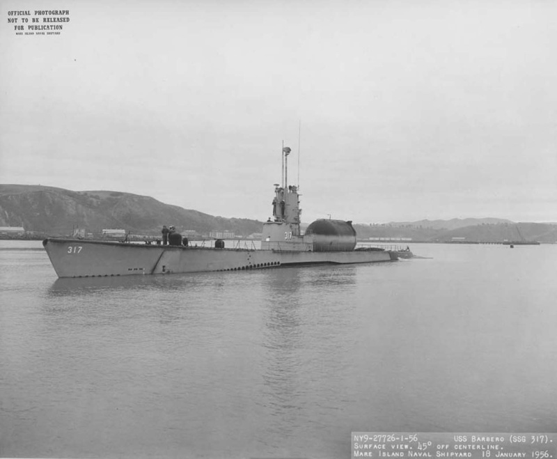 Sous-marins US type Gato/Tench aménagés après guerre Ssa31710