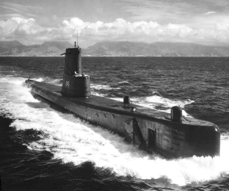 Sous-marins US type Gato/Tench aménagés après guerre Ssk24310