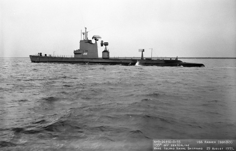 Sous-marins US type Gato/Tench aménagés après guerre Ssr26910