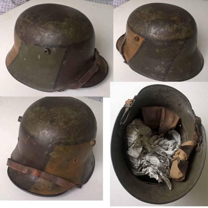 **(P) Stahlhelm camo complet - à cloturer** 210