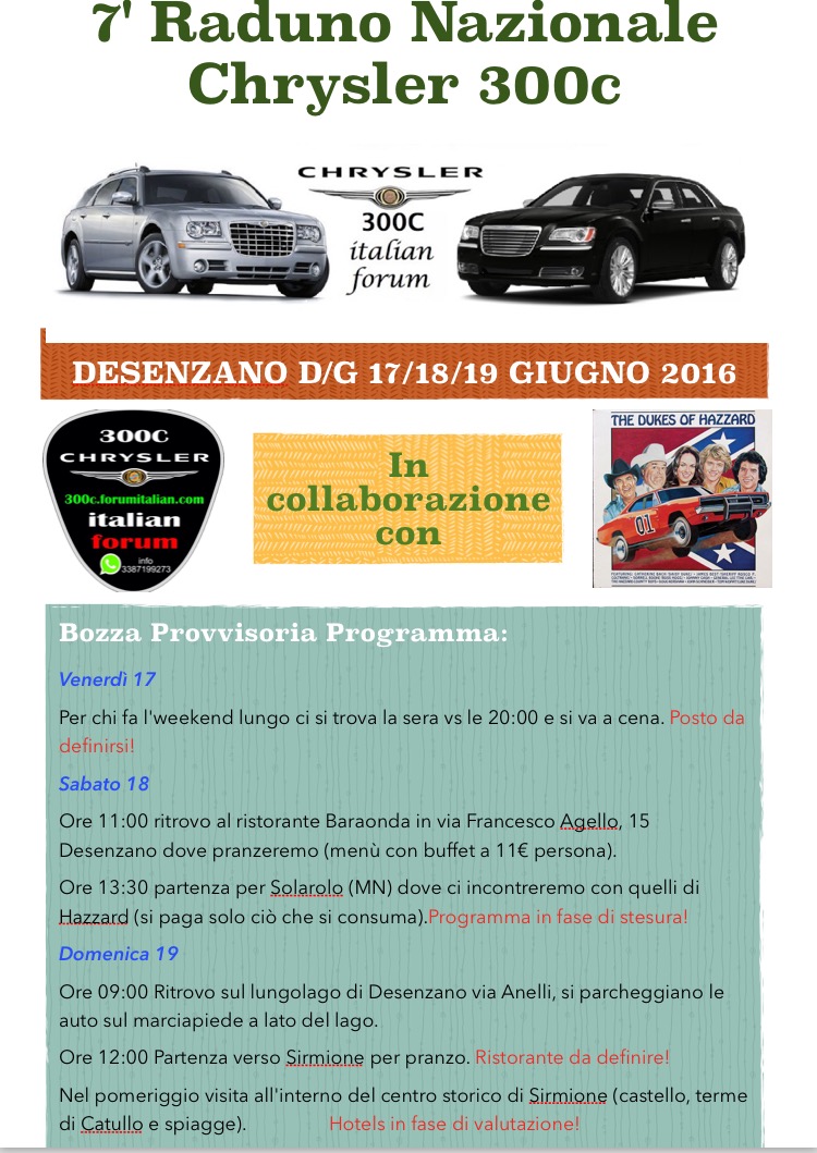 7° Raduno Nazionale 17, 18, 19 Giugno 2016 Desenzano del Garda / Solarolo - Pagina 2 Image11