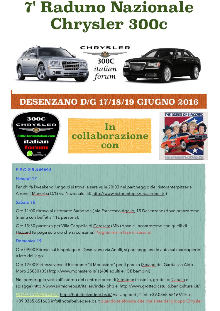 7° Raduno Nazionale 17, 18, 19 Giugno 2016 Desenzano del Garda / Solarolo - Pagina 2 Image13