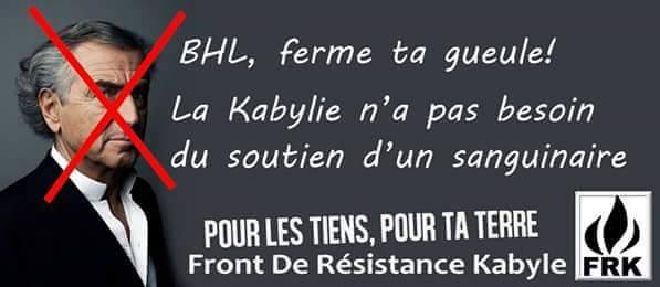 Le soutien de BHL au MAK divise les kabyles 251