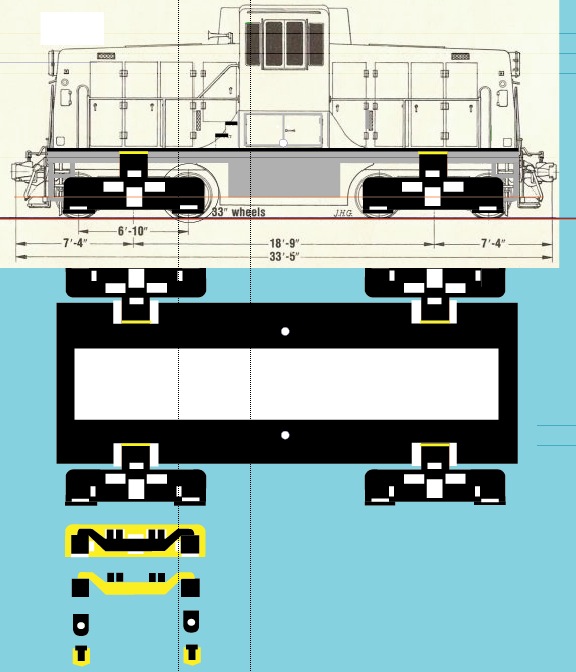 Un GE 44 ton en Z Ge44-d10