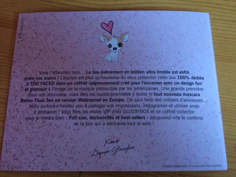 Glossybox Too Faced Avril 2016 - Page 17 Img_2011