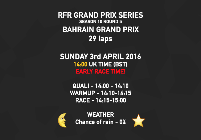 rFR S10 - R5 - BAHRAIN Grand Prix - Event Sign In (03/04/16) Bahr210