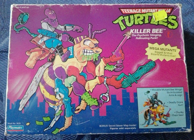 Tartarughe Ninja Teenage Mutant Ninja Turtles KILLER BEE e SHREDDER MOBILE Playmate/Bandai MISB _5710