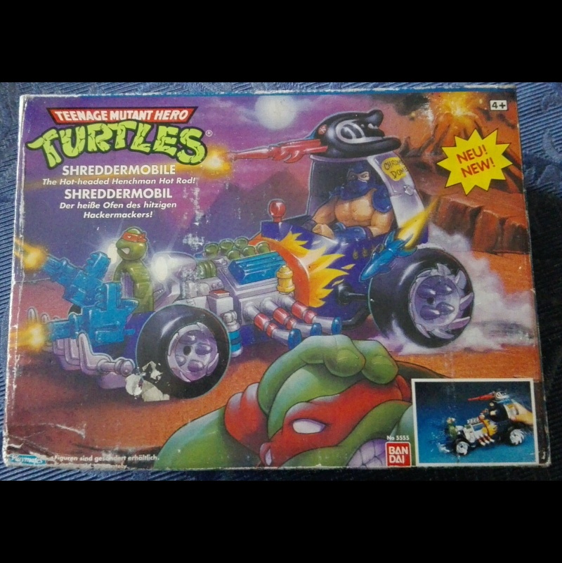 Tartarughe Ninja Teenage Mutant Ninja Turtles KILLER BEE e SHREDDER MOBILE Playmate/Bandai MISB _57_110