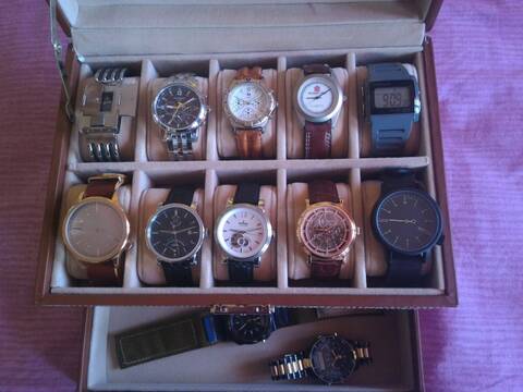 Ma collection de montres de tous les jours.