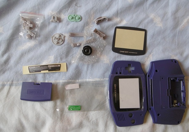 [GBA] Back-light AGS-101 Upgrade Modify Tool kit Pack, la review P1000410
