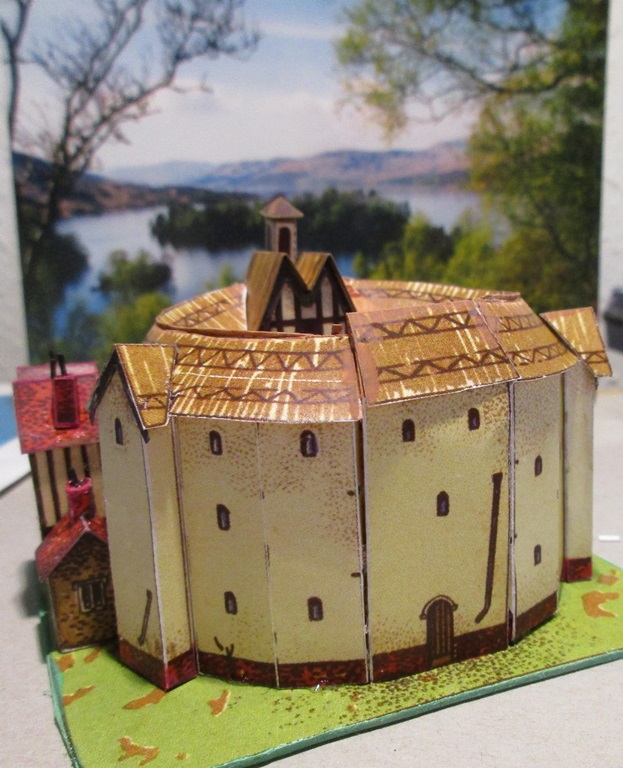 Fertig - Globe Theater ,XXXMicromodels. 1/250 gebaut von Helmut Dully Theate14