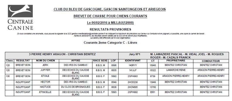 Les bbg en brevets saison 2015/2016 Lievre12