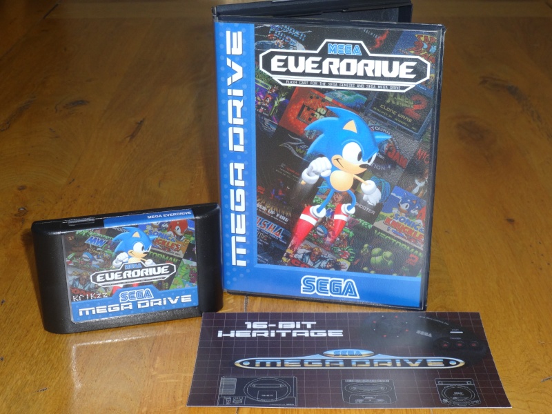 [Vendu] Mega Drive II / Ecran cathodique / Everdrive V1 / Manettes IR 1031010