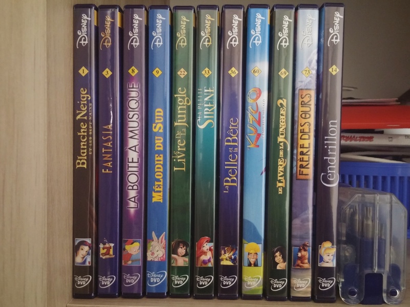 [RECH] DVD Disney losange + VHS N° 8 + Pixar-Volume 3 20170111