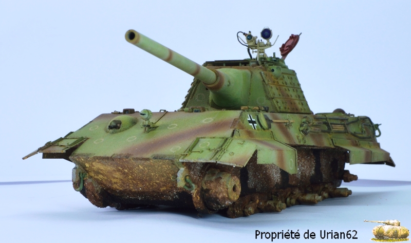 E-50 Standardpanzer TRUMPETER + chenilles FRIUL + tourelle + échappements + roues Paper Panzer Productions  Weathe14