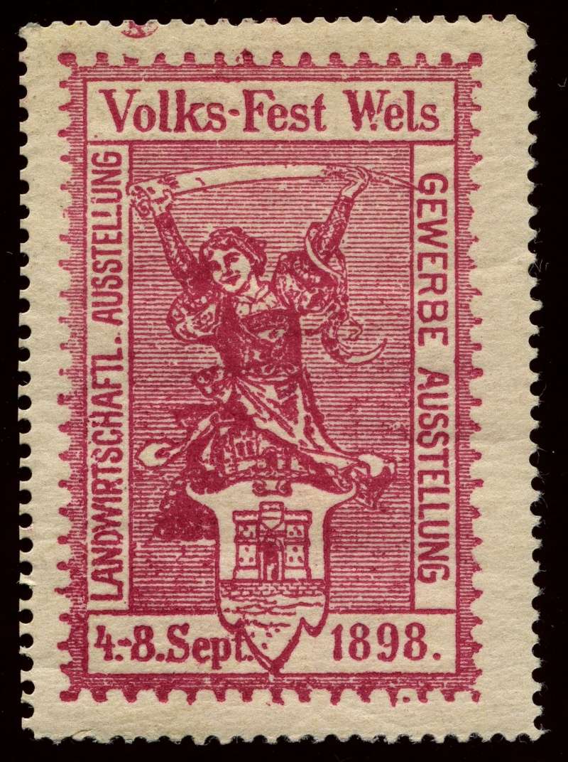 Nachlass-Sammlung Vignetten, etc. ab 1896 - Kaiserreich, usw. 1898_v10