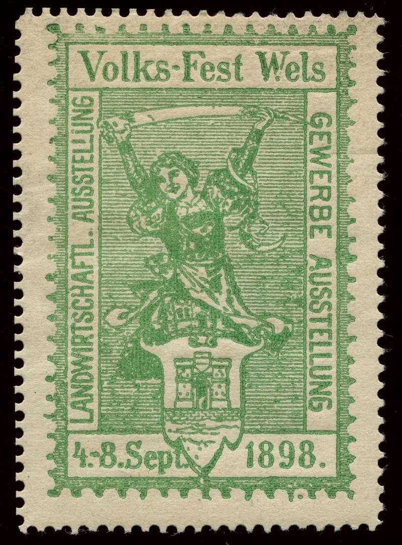 Nachlass-Sammlung Vignetten, etc. ab 1896 - Kaiserreich, usw. 1898_v12