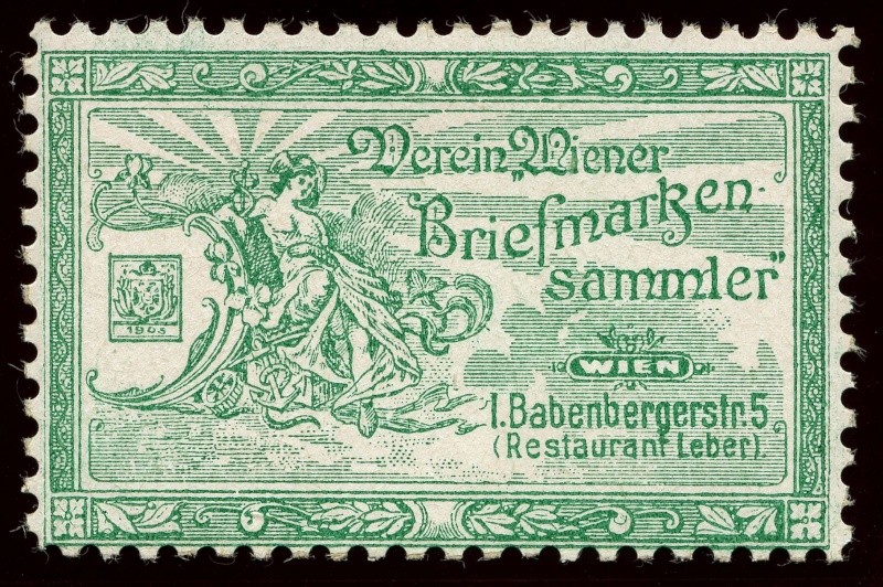 Nachlass-Sammlung Vignetten, etc. ab 1896 - Kaiserreich, usw. 1905_w12