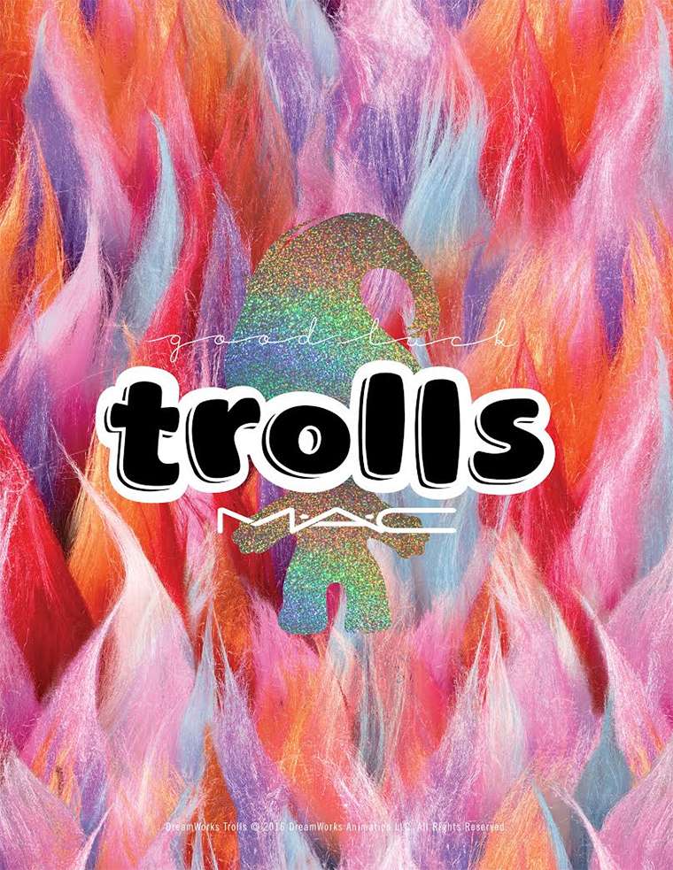 MAC GOOD LUCK TROLLS COLLECTION -Ete 2016 Summer10