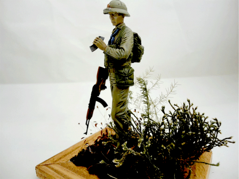 Soldat de l'armée régulière du Nord-Vietnam - 120 mm 1/16 - Verlinden 4_medi10