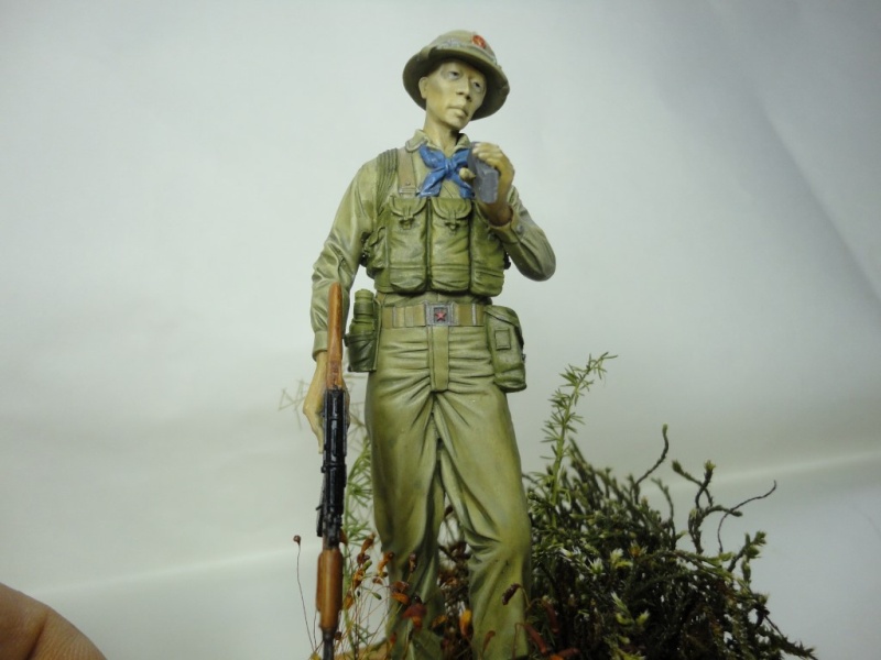 Soldat de l'armée régulière du Nord-Vietnam - 120 mm 1/16 - Verlinden 610